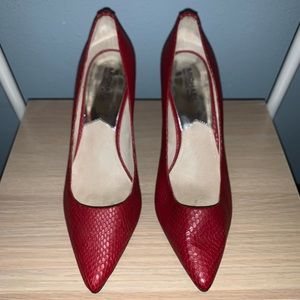 Red Michael Kors Pumps